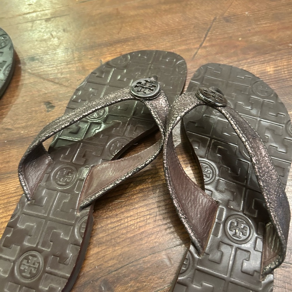 Tory Burch Dark Brown Sandals
